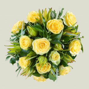 Dozen Yellow Valentine's Roses